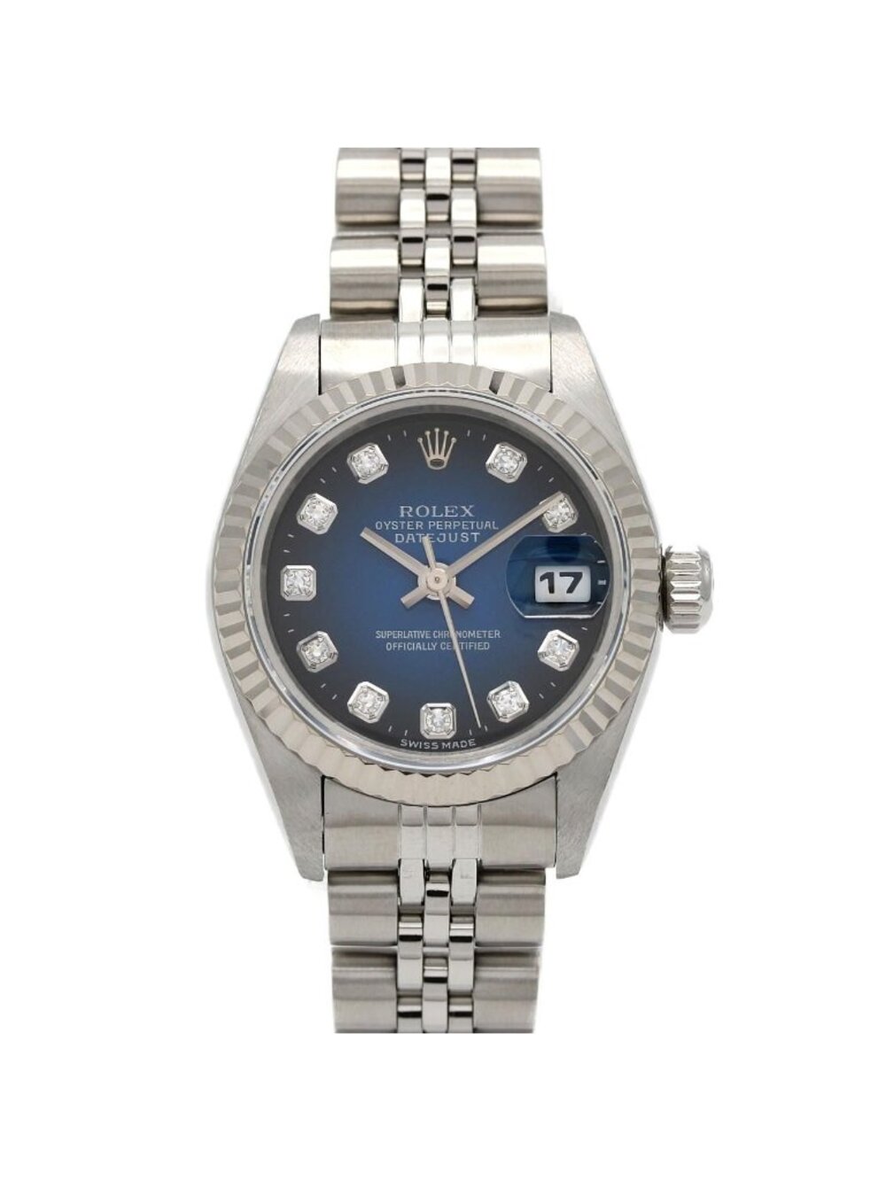 Rolex Datejust Stainless Steel White Gold Automatic